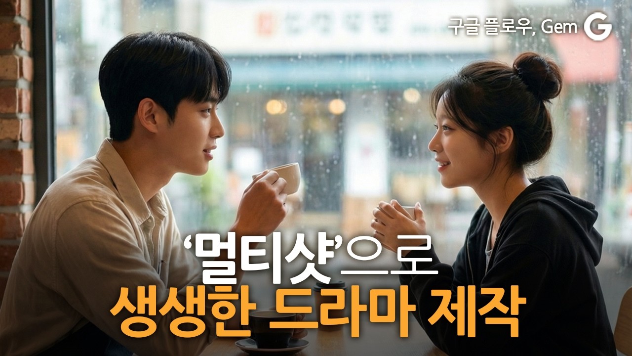 멀티샷과 캐릭터 시트로 생생한 드라마 제작 (ft. 구글 플로우, 구글 Gem)