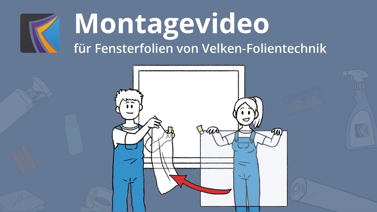 Fensterfolie anbringen ✅ So einfach geht es! Montage Anleitung vom Profi | Velken.de