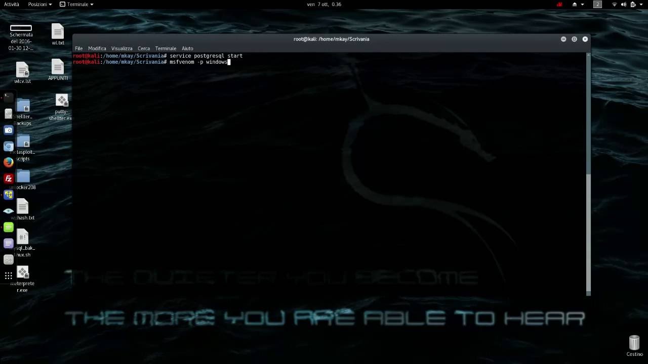 Bucare Windows - Hacking con Metasploit