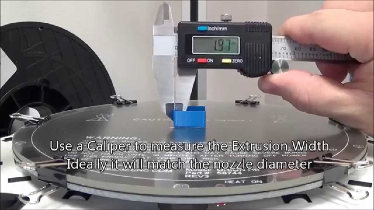 Calibrating Extrusion Width in MatterControl