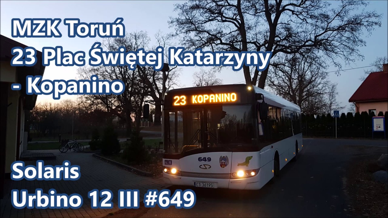 MZK Toruń - linia 23, Solaris Urbino 12 III #649