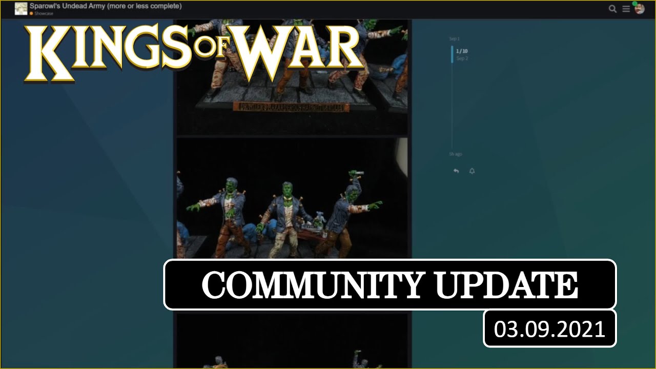 Kings of War Community Update 03 September 2021
