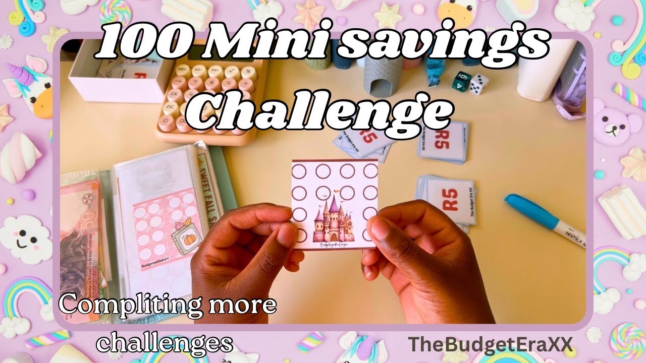 Saving Money in Small Amounts | 100 Mini Savings Challenge Progress