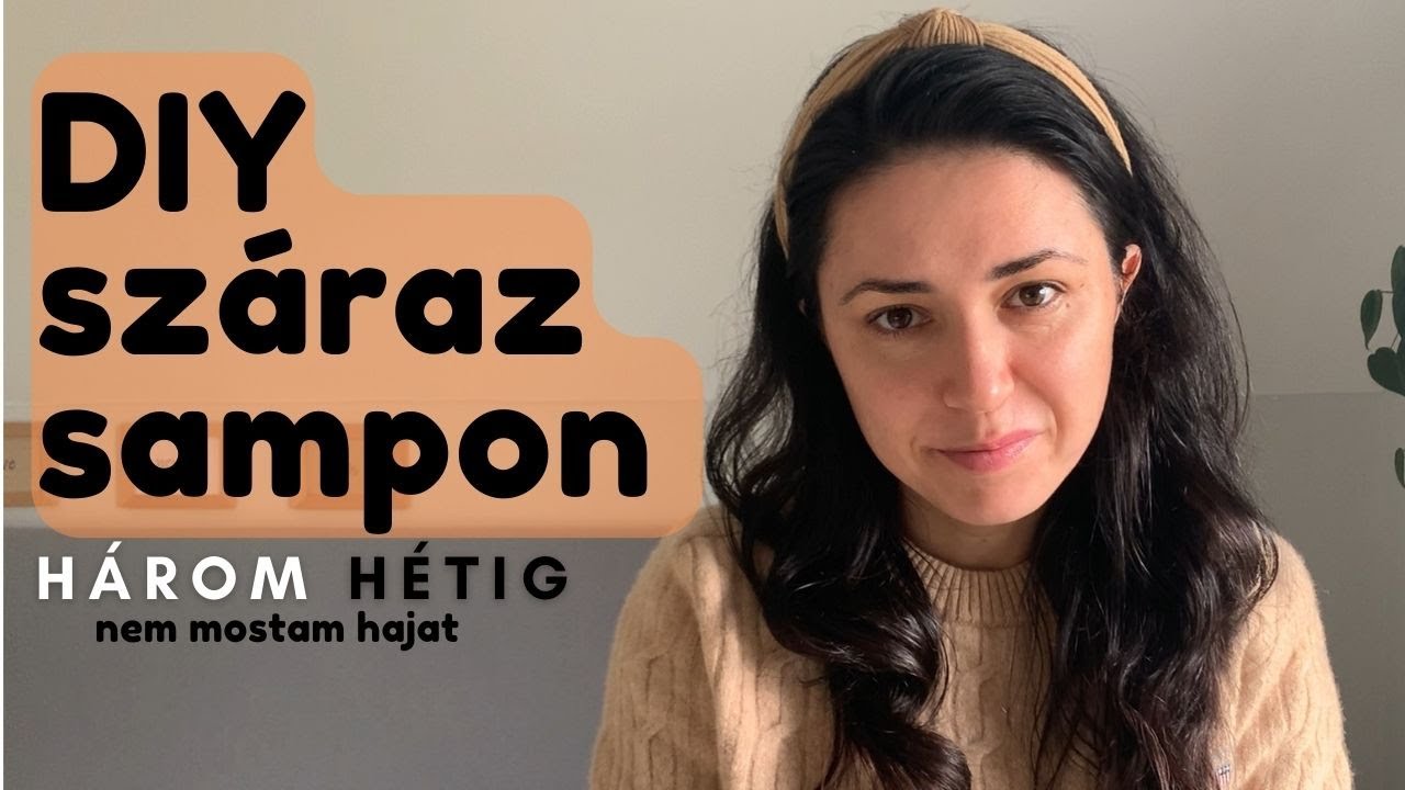 Természetes, házilag készült száraz sampon