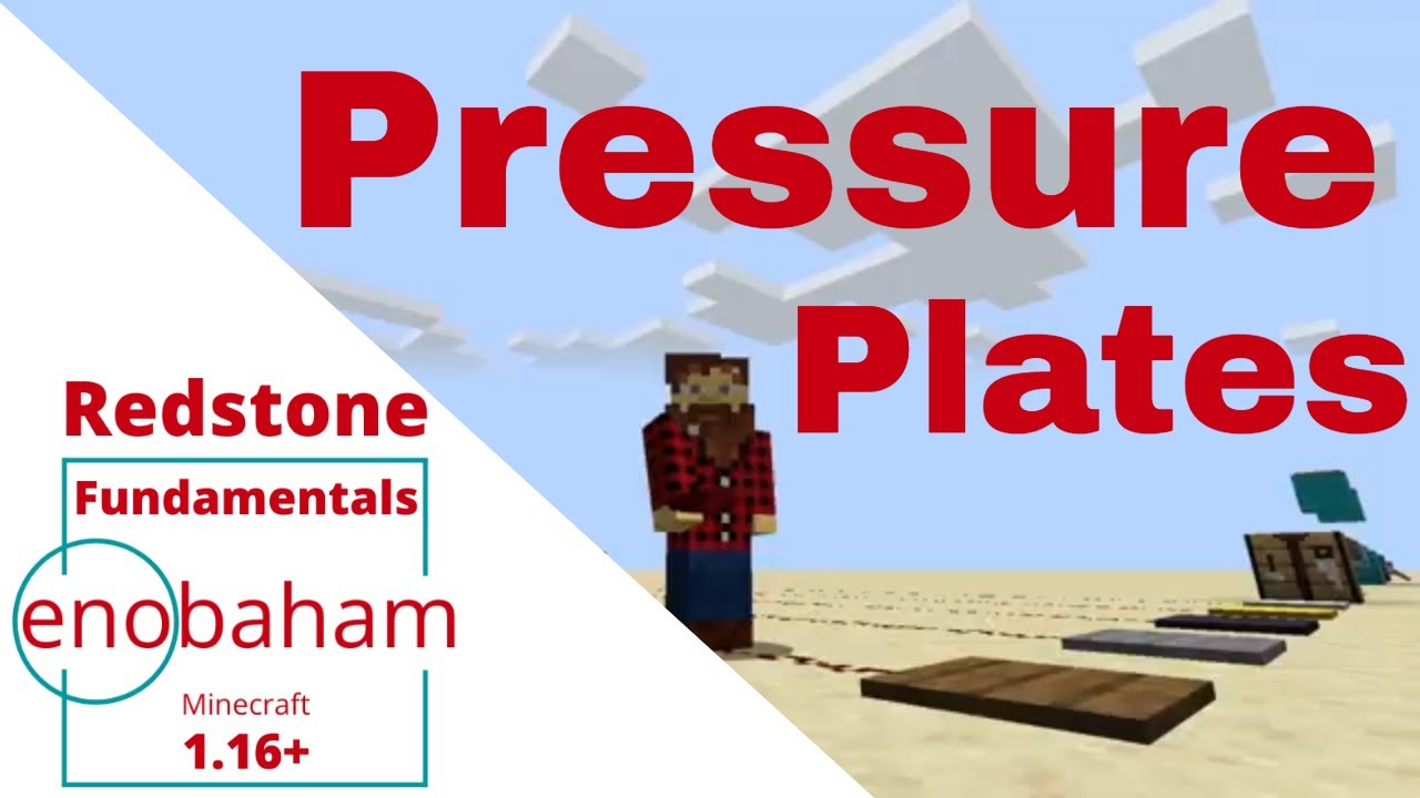 Redstone Fundamentals | Pressure Plate | Minecraft 1.16+