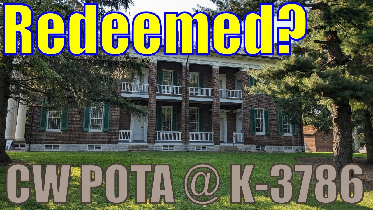 CW QRP POTA | Redemption after first failed activation?!? #cw #qrp #hamradio