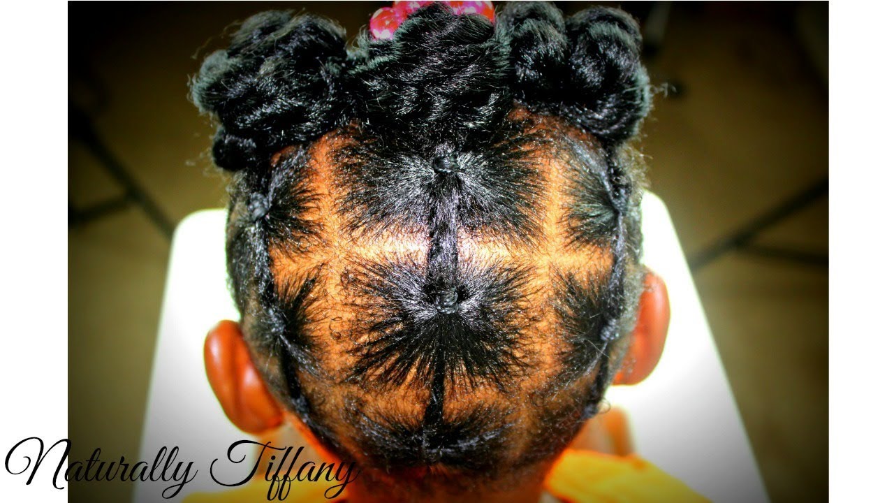 Piggyback Ponies w/ Buns! | Cute Style For Little Girls!  (Kids Natural Hair Care)