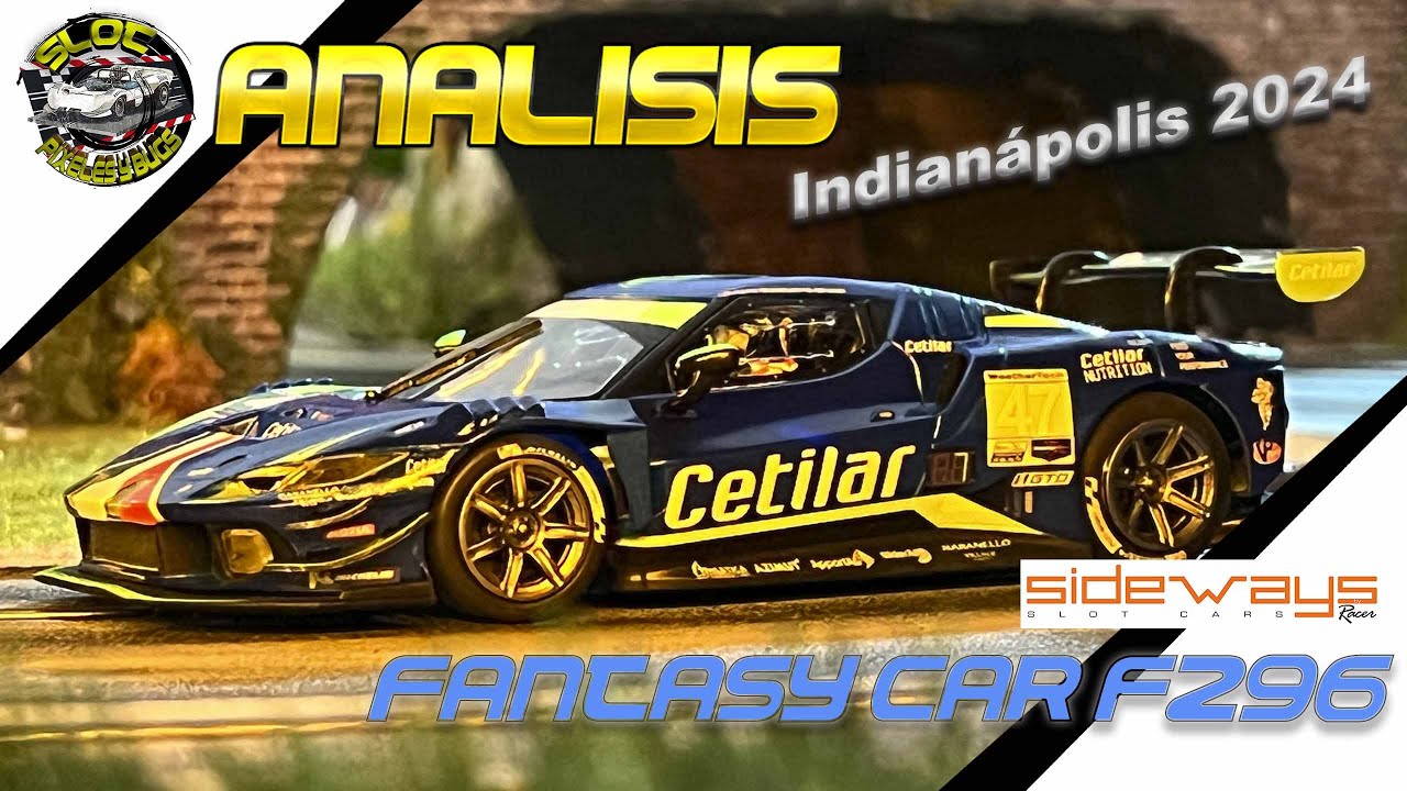 Análisis Fantasy Car F-296 Indianapolis'24, Sideways