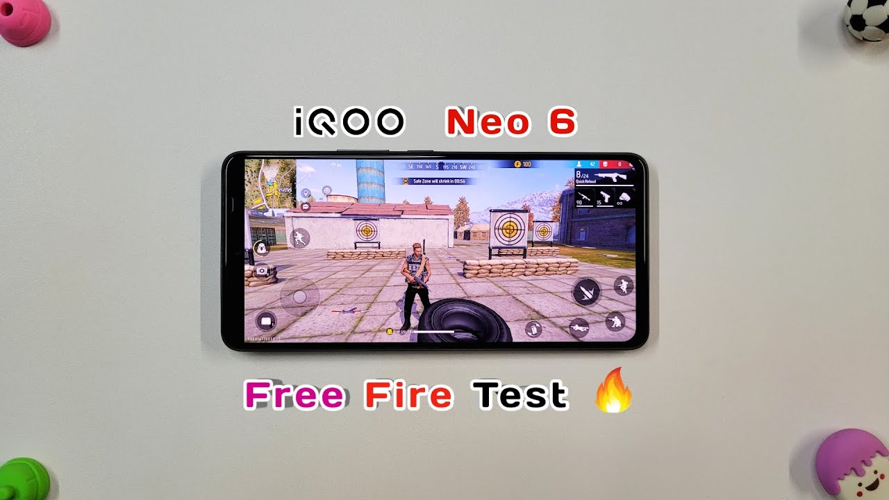 IQOO Neo 6 Free Fire Gaming Review | Battery, Temperature And Graphics Test 🔥
