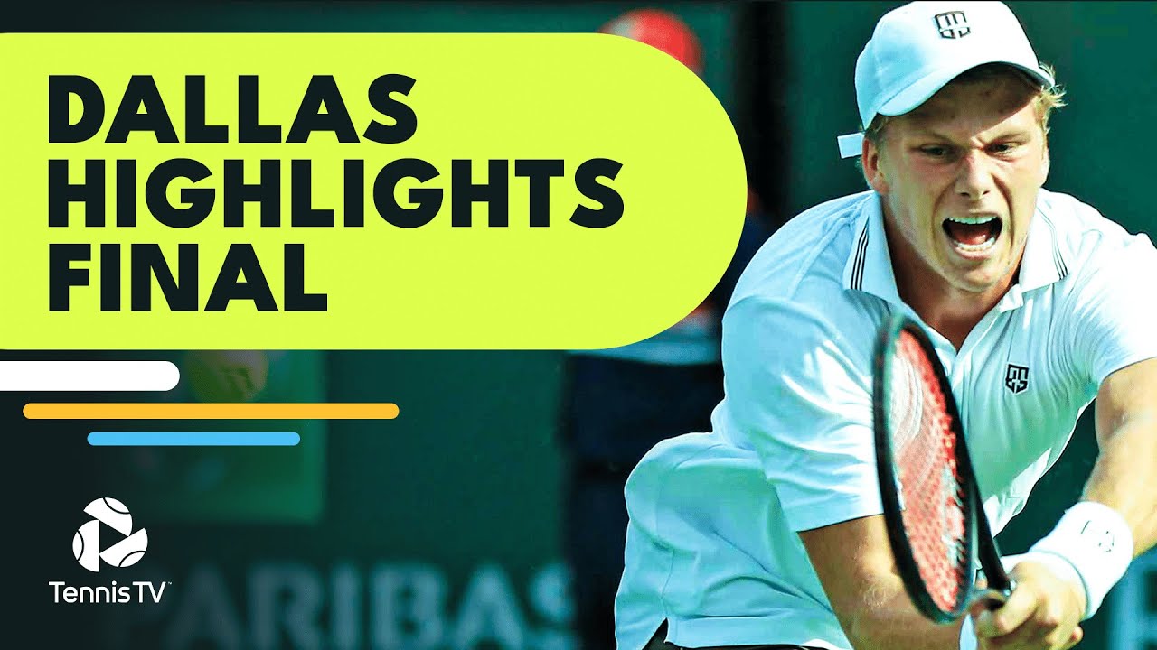 Jenson Brooksby vs Reilly Opelka For The Title | Dallas 2022 Finał Highlights