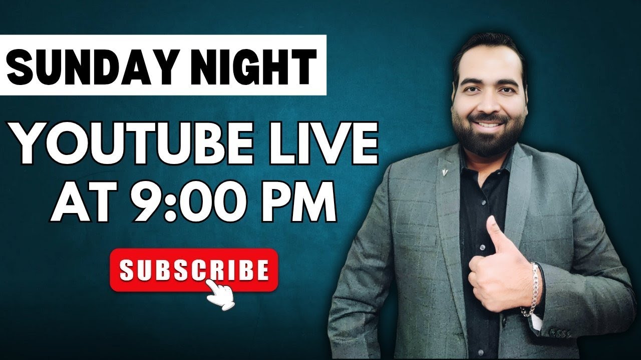 Sunday night live with CA Ankush Jain