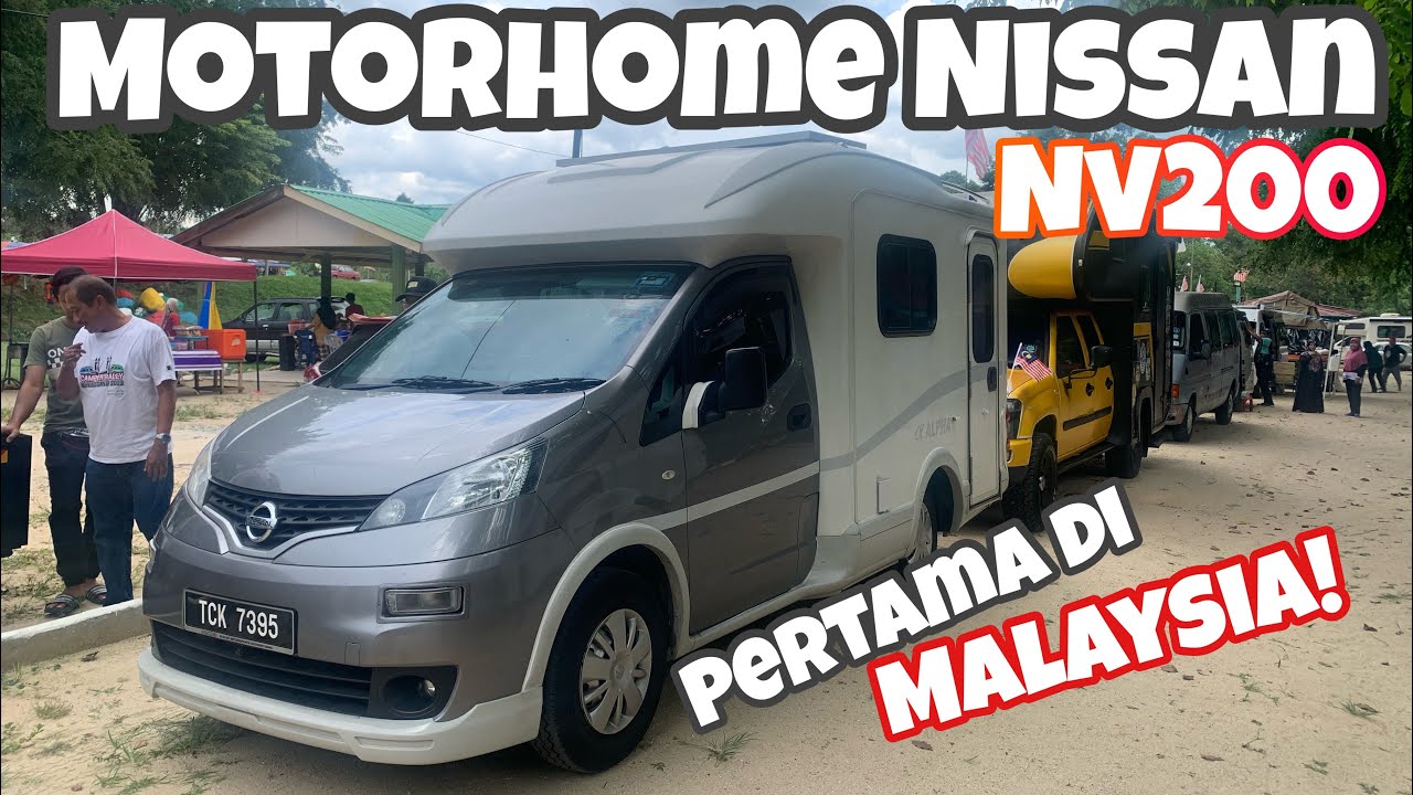 Nissan Nv200 Motorhome paling jimat dan Comel!