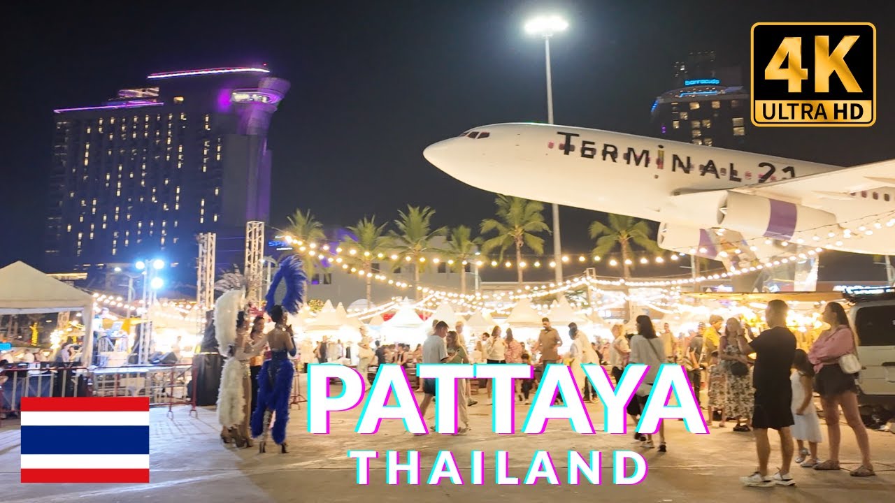 PATTAYA Thailand - Night Time Walking Tour 4K - 2026