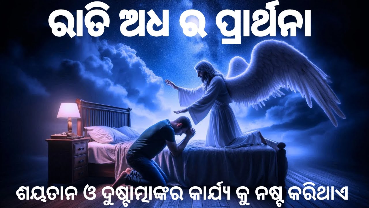 ରାତି ଅଧ ର, ପ୍ରାର୍ଥନା  / odia message / odia preaching /power of midnight prayer Mathew Digal