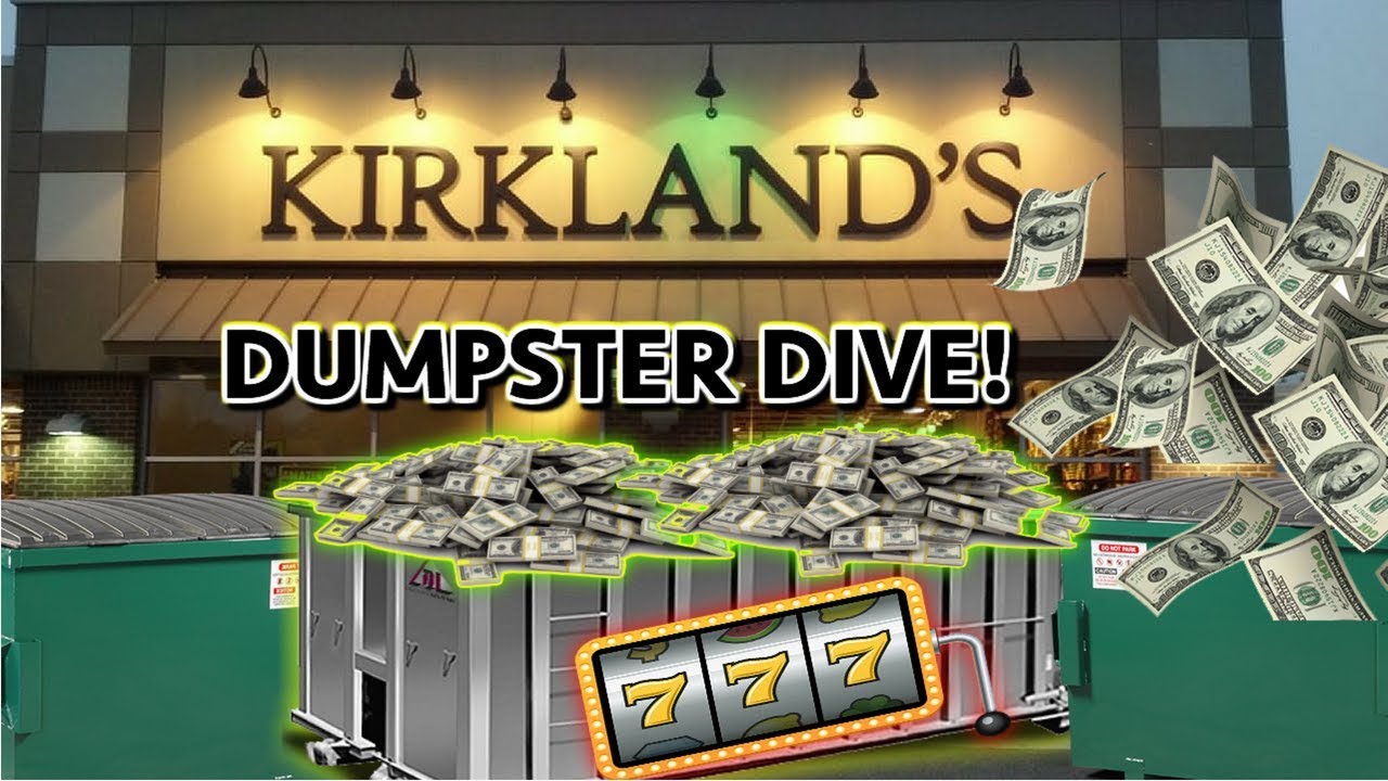 WE HIT THE LOTTERY AGAIN! 🤑 DUMPSTER DIVING AT KIRKLANDS!