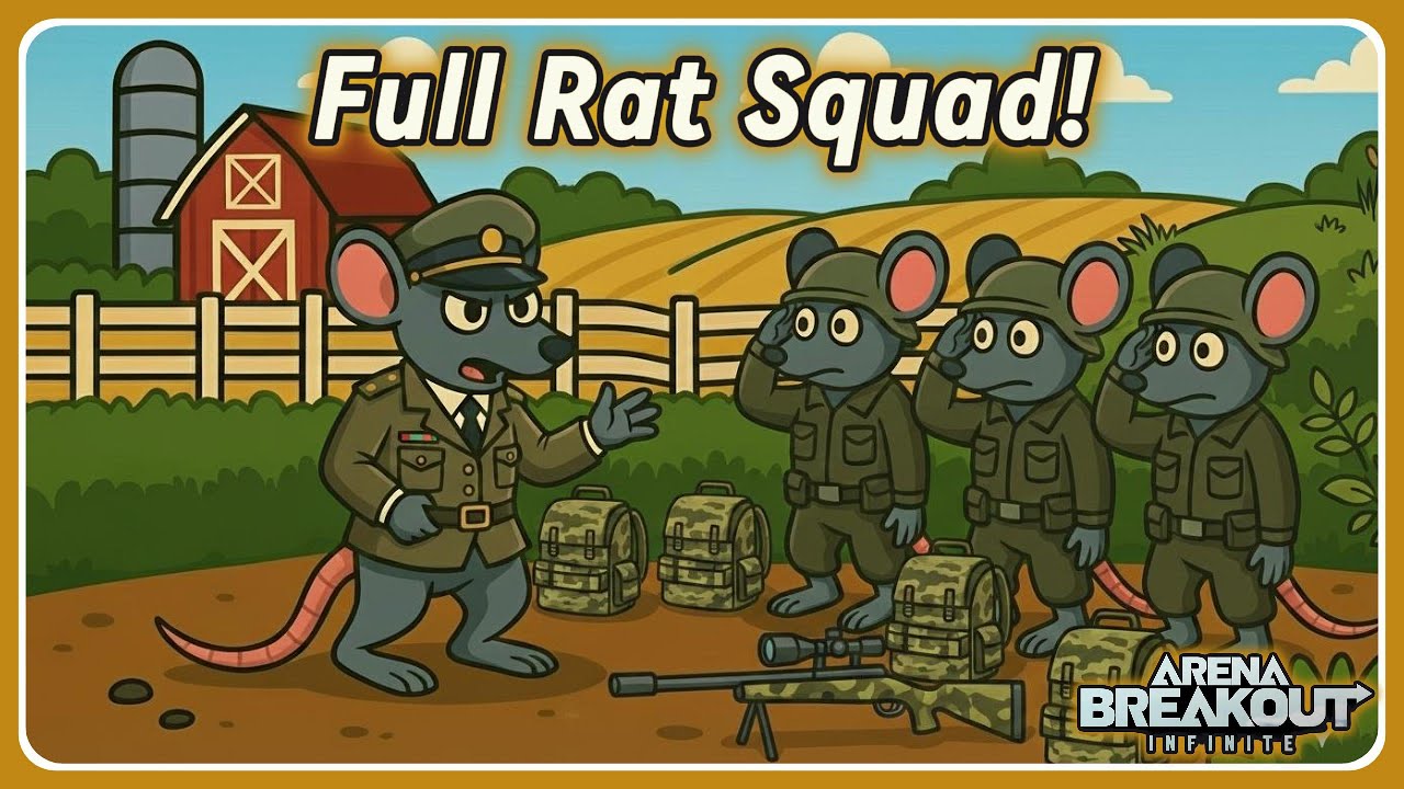 I&rsquo;m Not Alone Anymore&hellip; I&rsquo;ve Got My Rat Squad!! | Arena Breakout Infinite