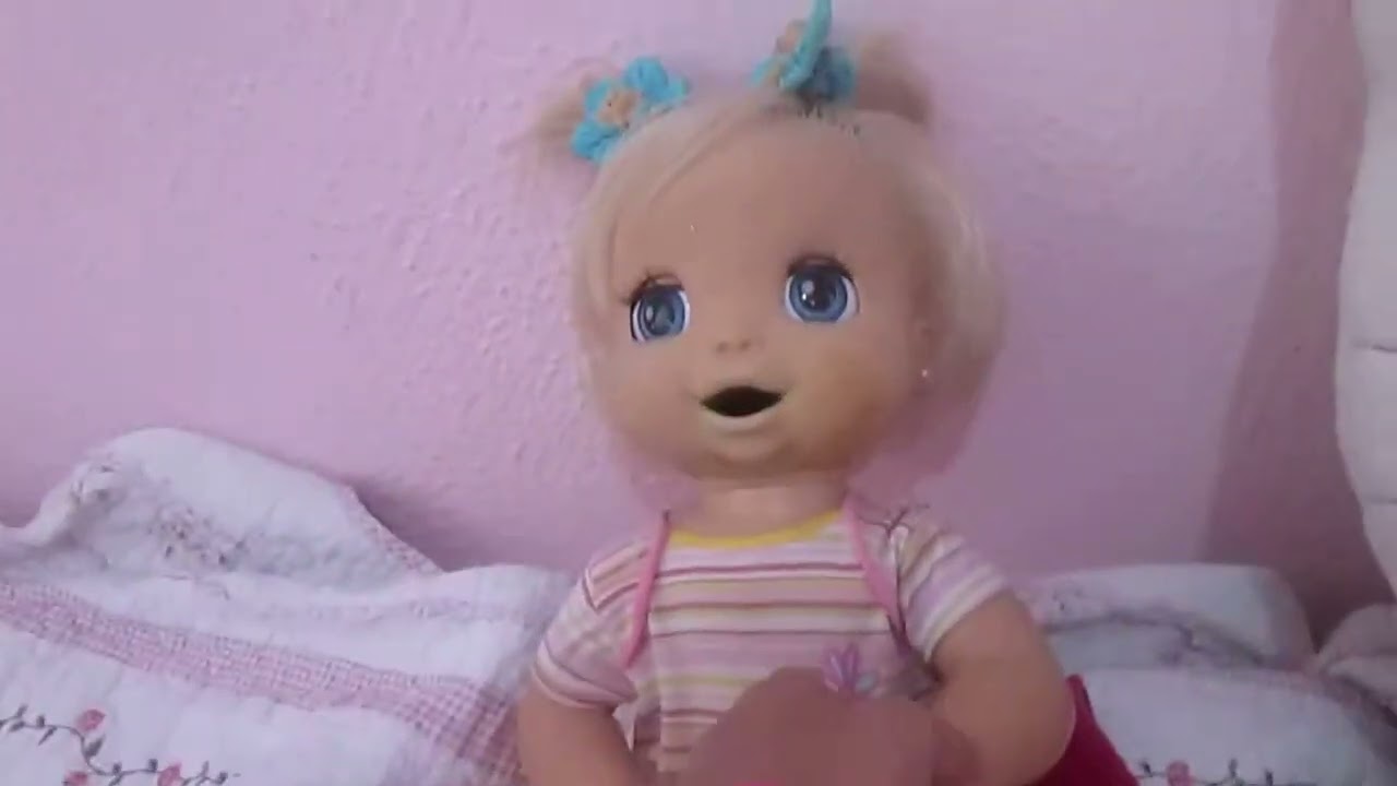 VÍDEO ANTIGO-Rotina da manhã da minha Baby Alive linda Surpresa Roxa, Nathally(2016)