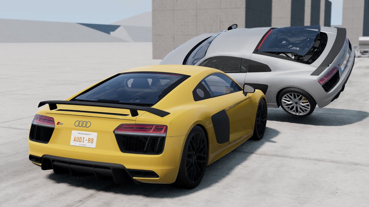 BeamNG.drive | Audi R8 2017 Crash Testing