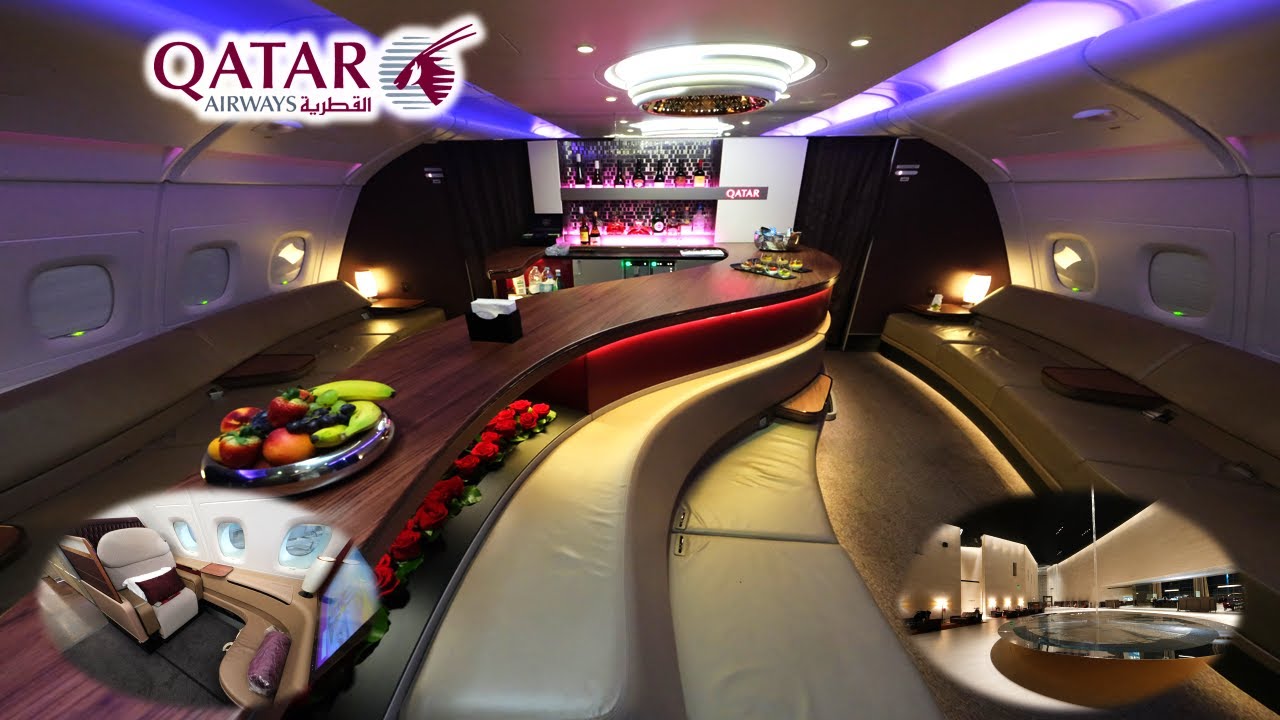 Qatar Airways A380 First Class Experience Doha to Bangkok QR834
