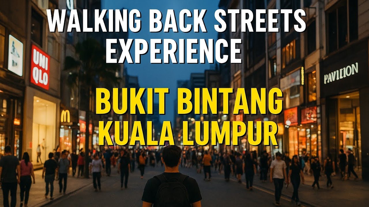 Walking Tour Bukit Bintang KL | Exploring the Back Streets of Malaysia