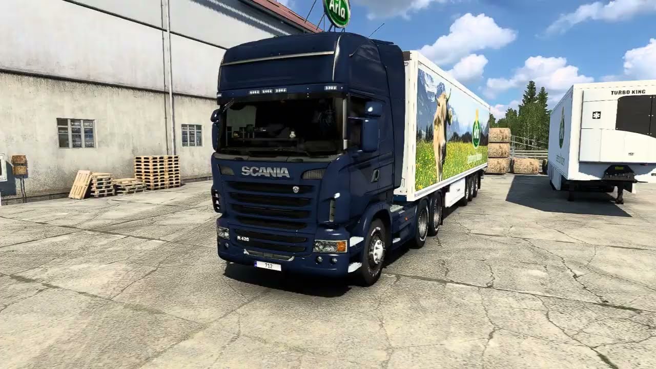 Euro Truck Simulator2 (ETS2) Promods 2.63 Rovaniemi (FI)- Kittilä (FI) Scania R Series