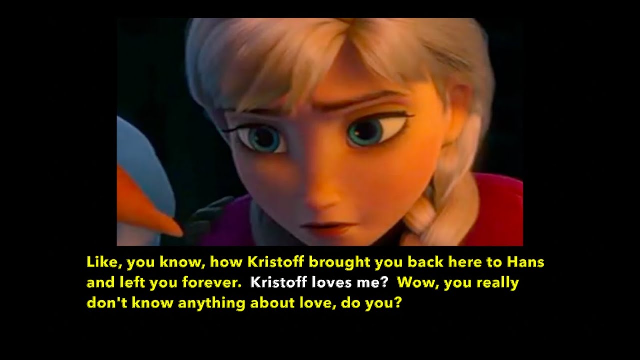 Learn/Practice English with MOVIES (Lesson #87) Title: Frozen