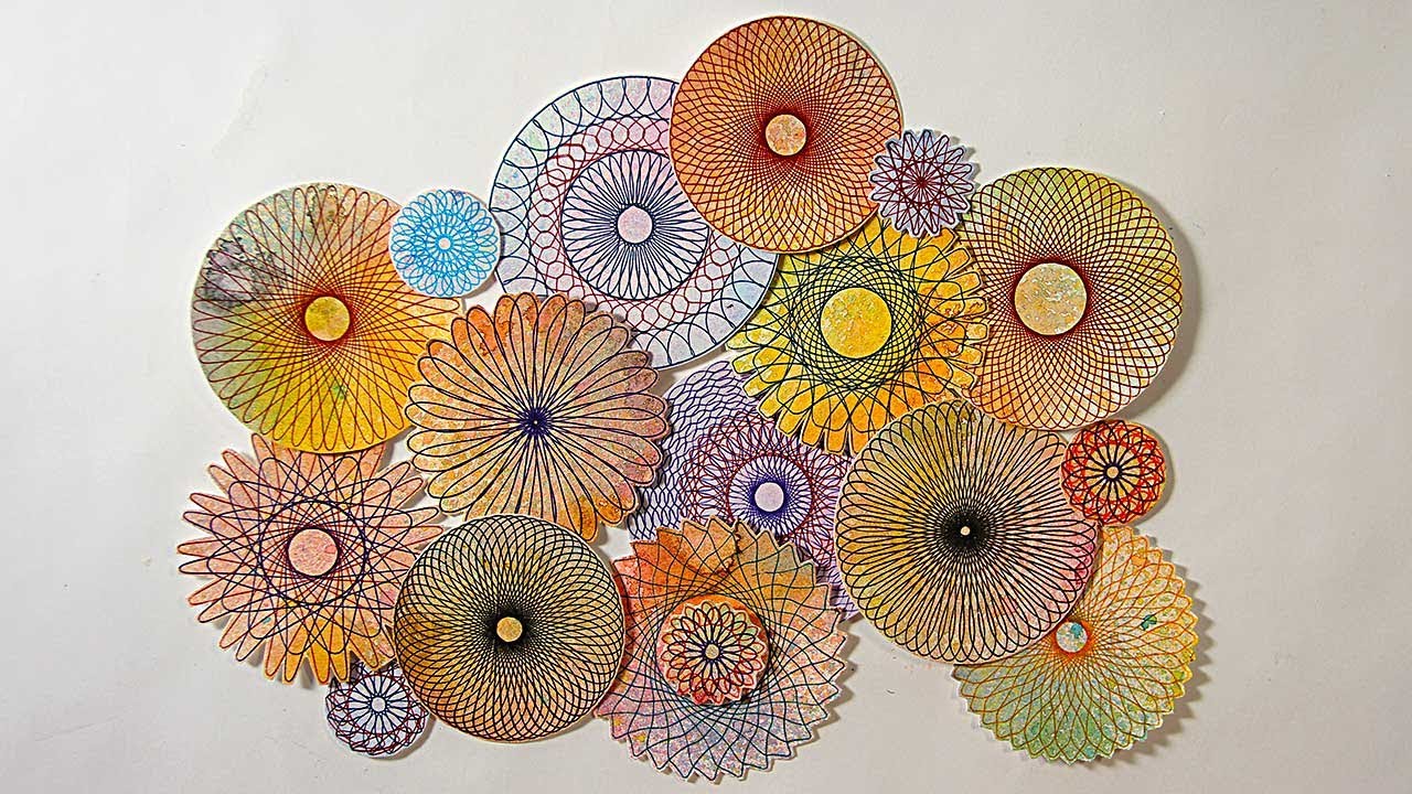 Mixed Media Fun With Spirographs with Barb Owen - HowToGetCreative.com