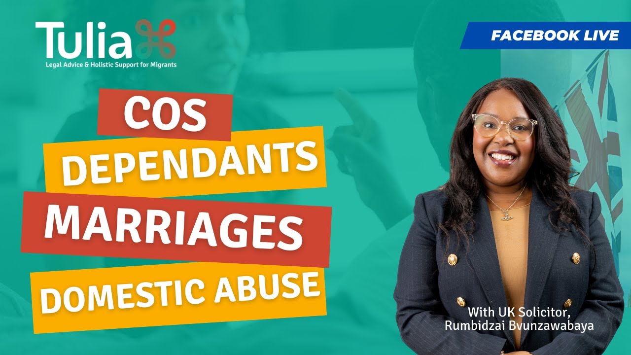 COS, Dependants, Marriages & Domestic Abuse - Rumbidzai Bvunzawabaya