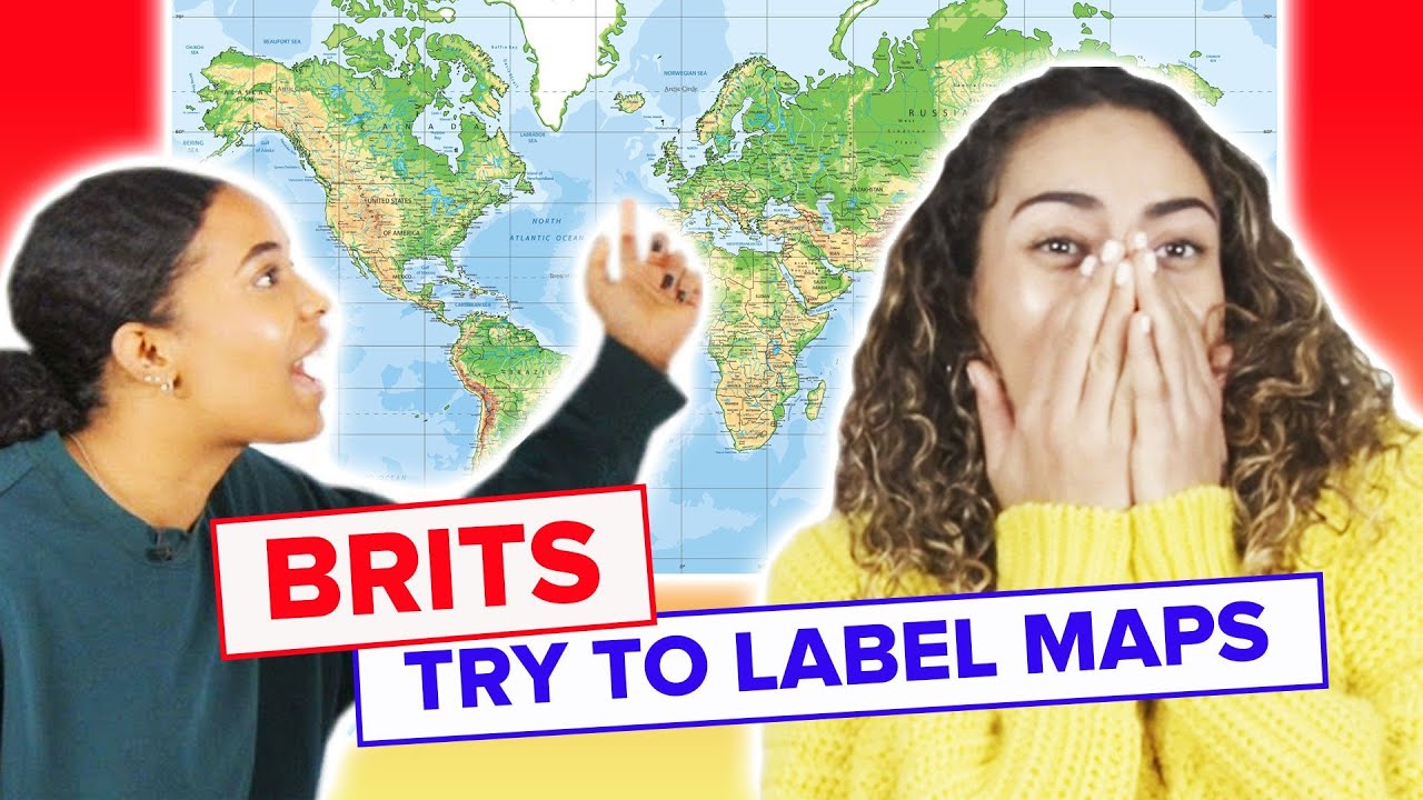 Brits Try To Label Maps Of The World (Supercut)