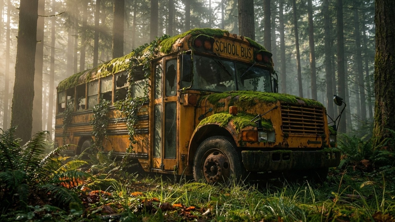 Abandoned School Bus Full of Snakes… 1962 Ford Overtaken by Nature | Full Restoration