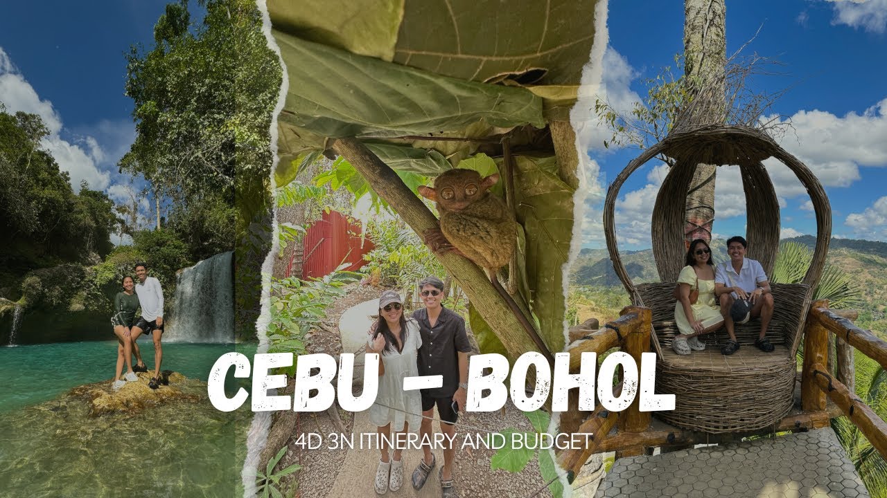 Exploring Cebu and Bohol for 4 Days and 3 Nights | City, South Cebu, Bohol Countryside I 2024