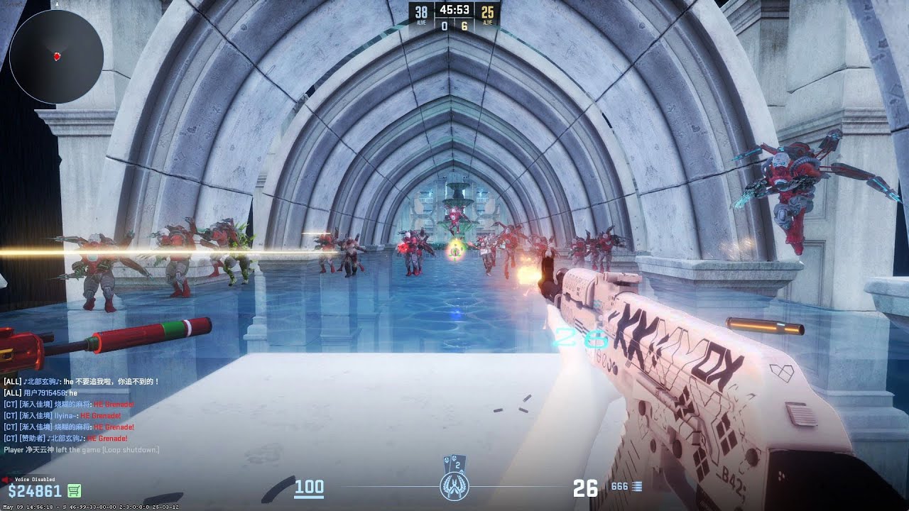 CS2 Zombie Escape ze_ocean_heart_cs2 On EXG Server
