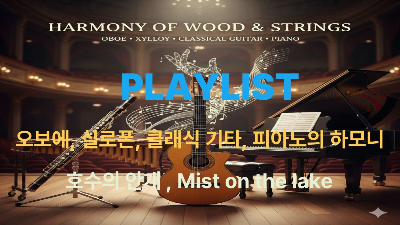 [Playlist]수면음악, 경음악,명상음악, 호수위의 안개,  Sleep & Meditation: Floating Through the Lake Mist