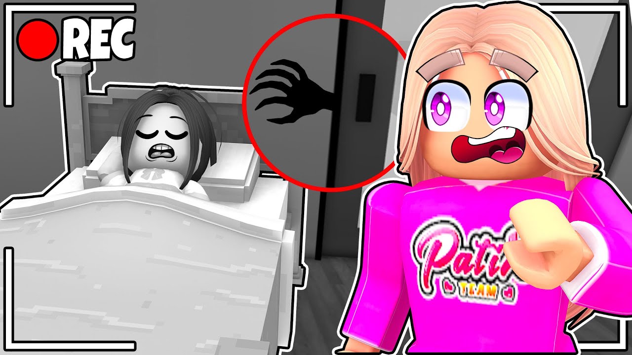 COŚ STRASZY MAŁĄ AMI w NOCY na BROOKHAVEN w ROBLOX! 😱