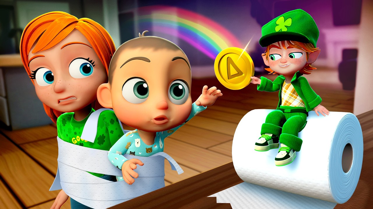GREEN HANDED 2 - Leprechaun Family Remix - Official Music Video for St Patrick's Day, A for Adley