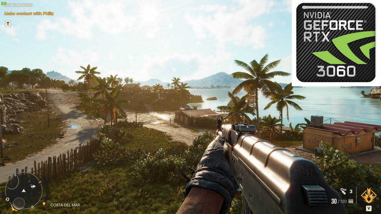 Far Cry 6 | RTX 3060 12Gb | Ultra Setting ( RTX ON | FSR OFF ) at 1080p/2K/4K