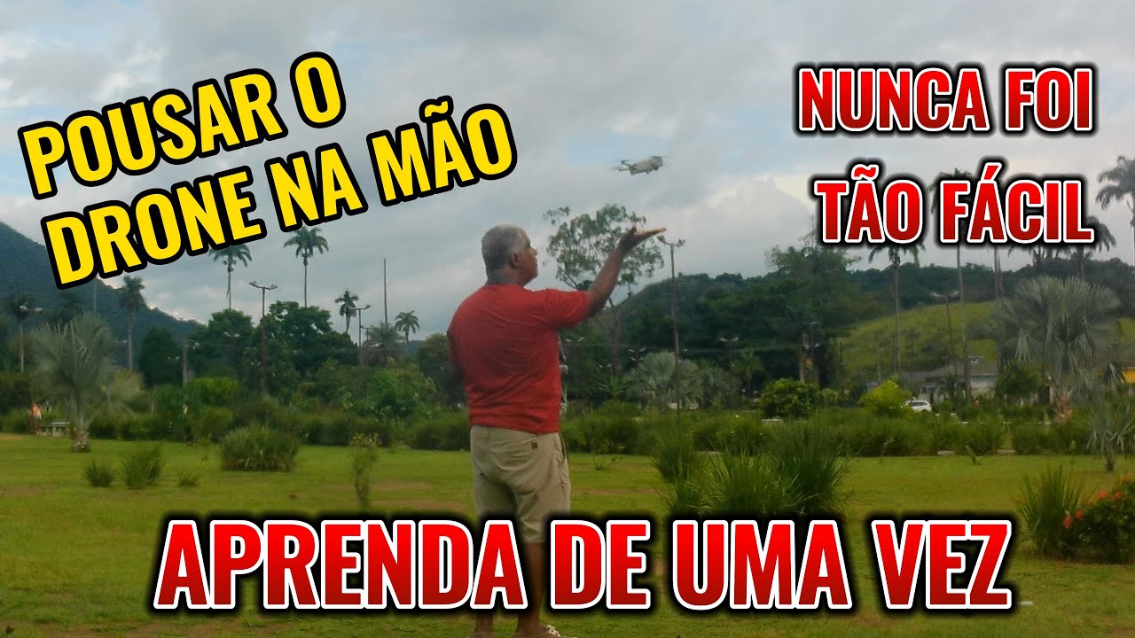 COMO POUSAR O DRONE MÃO- Passo a Passo - Tutorial Mini  3 Pró e Fimi X8 Mini V2 #djimini3pro #viral