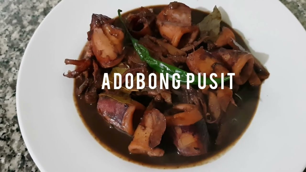 How To Cook Adobong Pusit #pilipinodish #adobo #pusit #howtocook #adobongpusit #youtube #foodrecipe