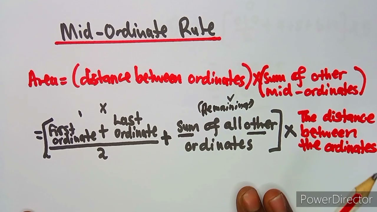 Mathematics N2 Mensuration The Mid Ordinate Rule | Area of Irregular Shapes Class 16