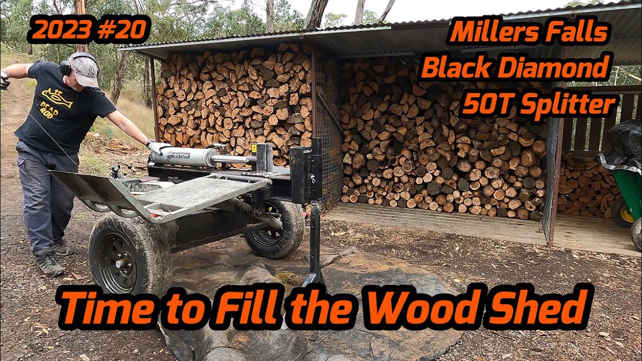 Filling the Woodshed using the Black Diamond 50T Splitter - 2023 #20