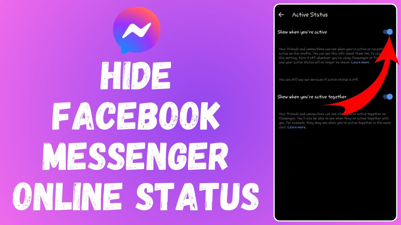 How to Hide Your Facebook Messenger Online Status 2024 | Facebook Messenger Online Status Hide
