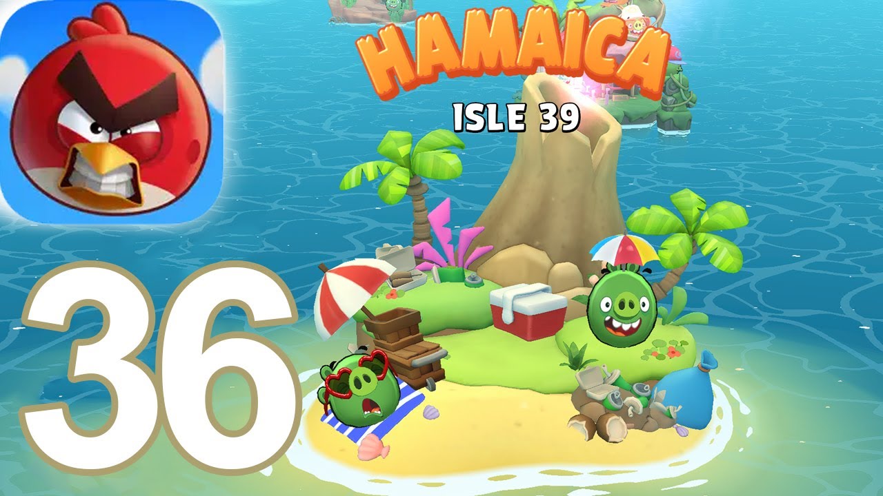 Angry Birds Bounce - HAMAICA Isle 39 Gameplay Walkthrough Video Part 36 (iOS)