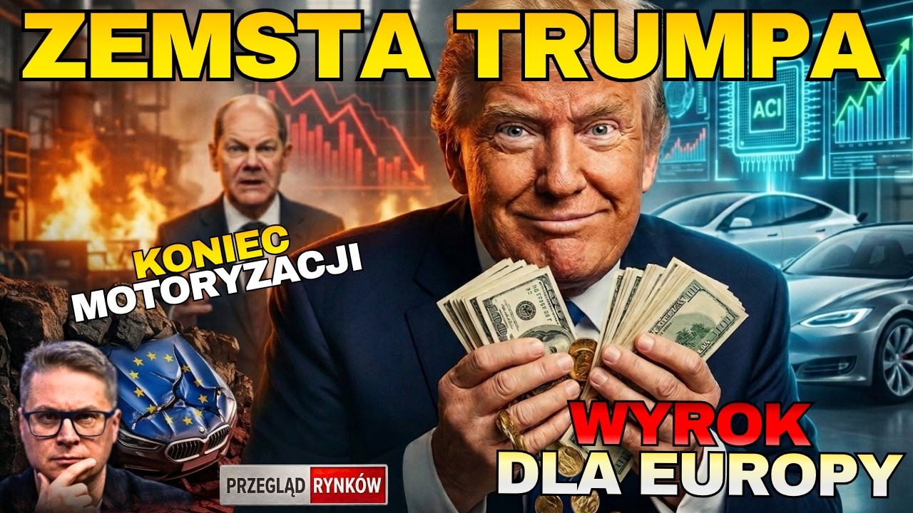 Wojna gospodarcza z Niemcami! Zemsta Trumpa rujnuje Unię Europejską