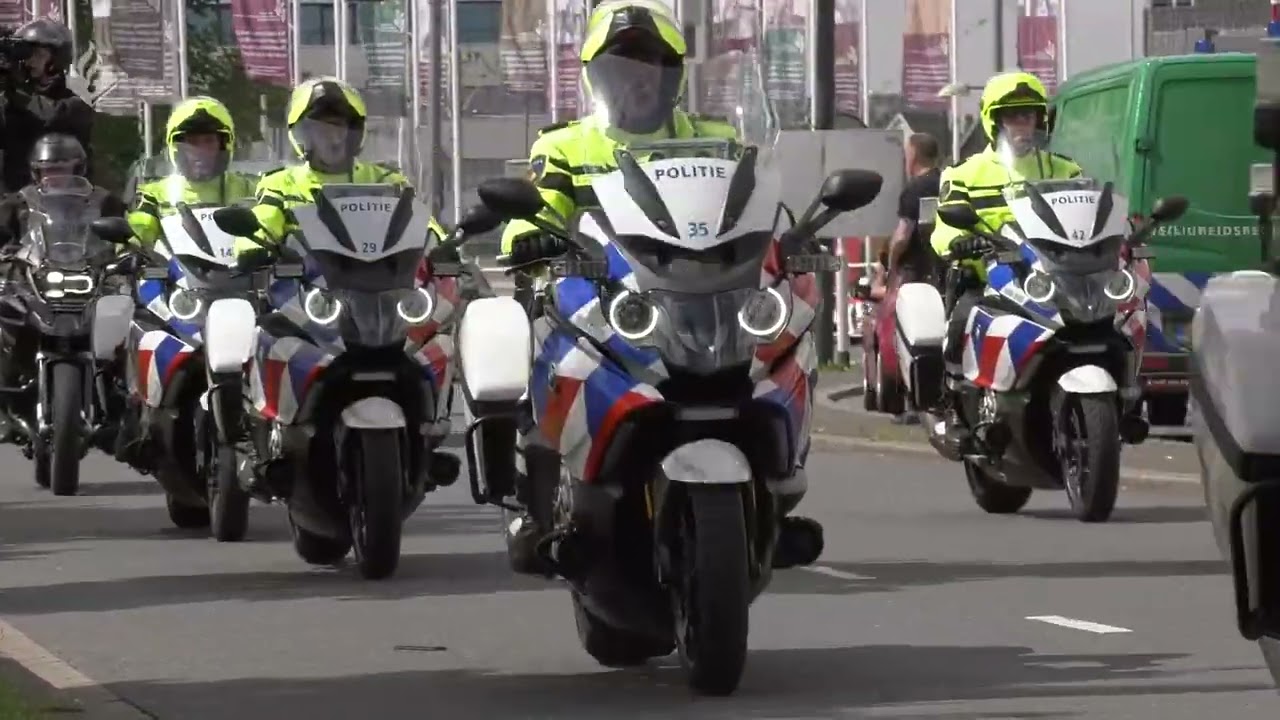 Uitvaart met korpseer voor collega Arno de Korte -Eenheid Rotterdam, Team verkeer Politie (eng.subs)