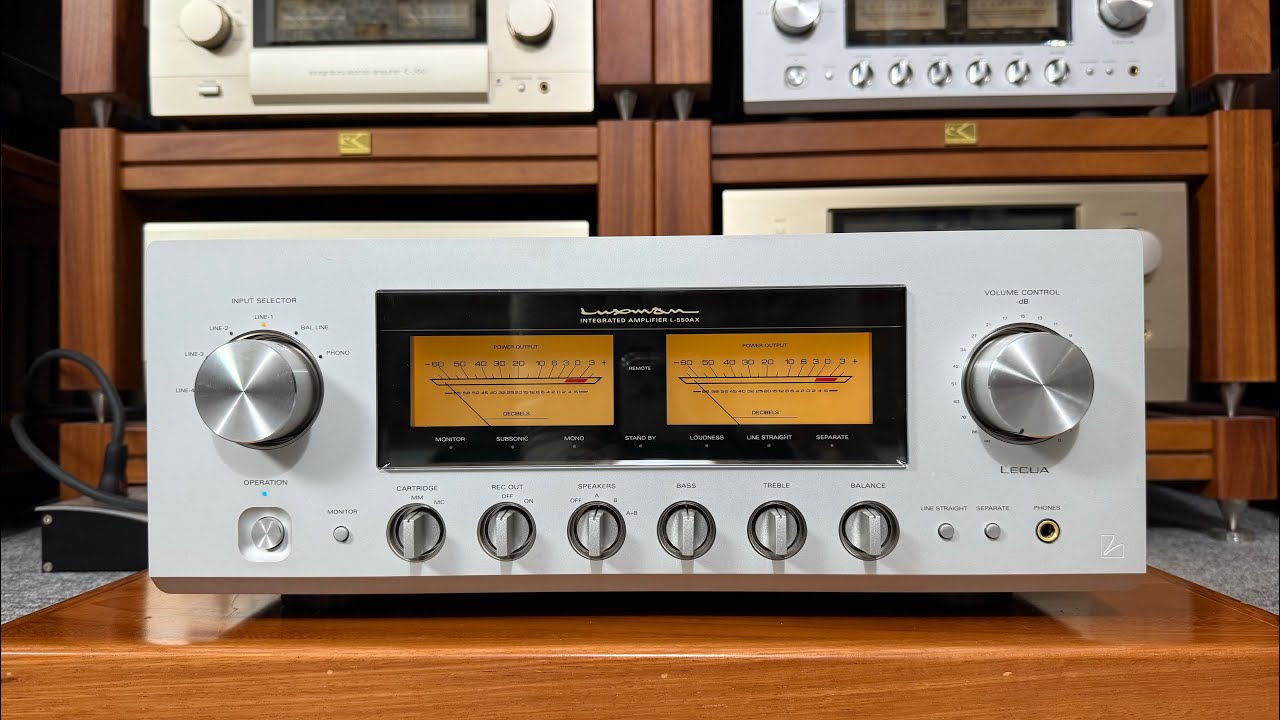 🔥🧧🧧Amply Luxman L550AX xuất sắc mức đầu tư hợp lý cho 1 chiếc Amply cao cấp🔊📻