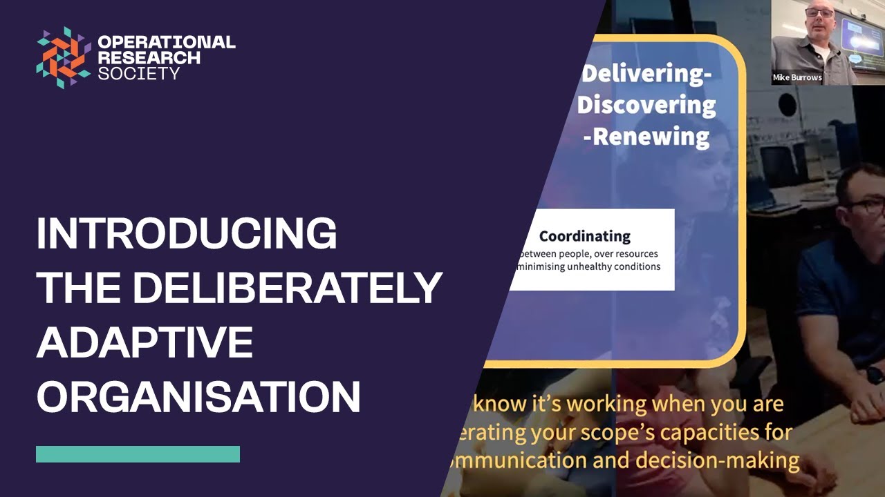 Introducing the Deliberately Adaptive Organisation