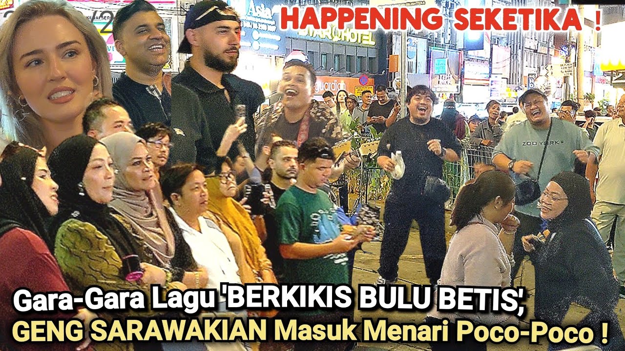 🔥Orang SARAWAK Terus Masuk Menari Poco-poco Bila Dengar Bob Main Lagu Berkikis Bulu Betis'