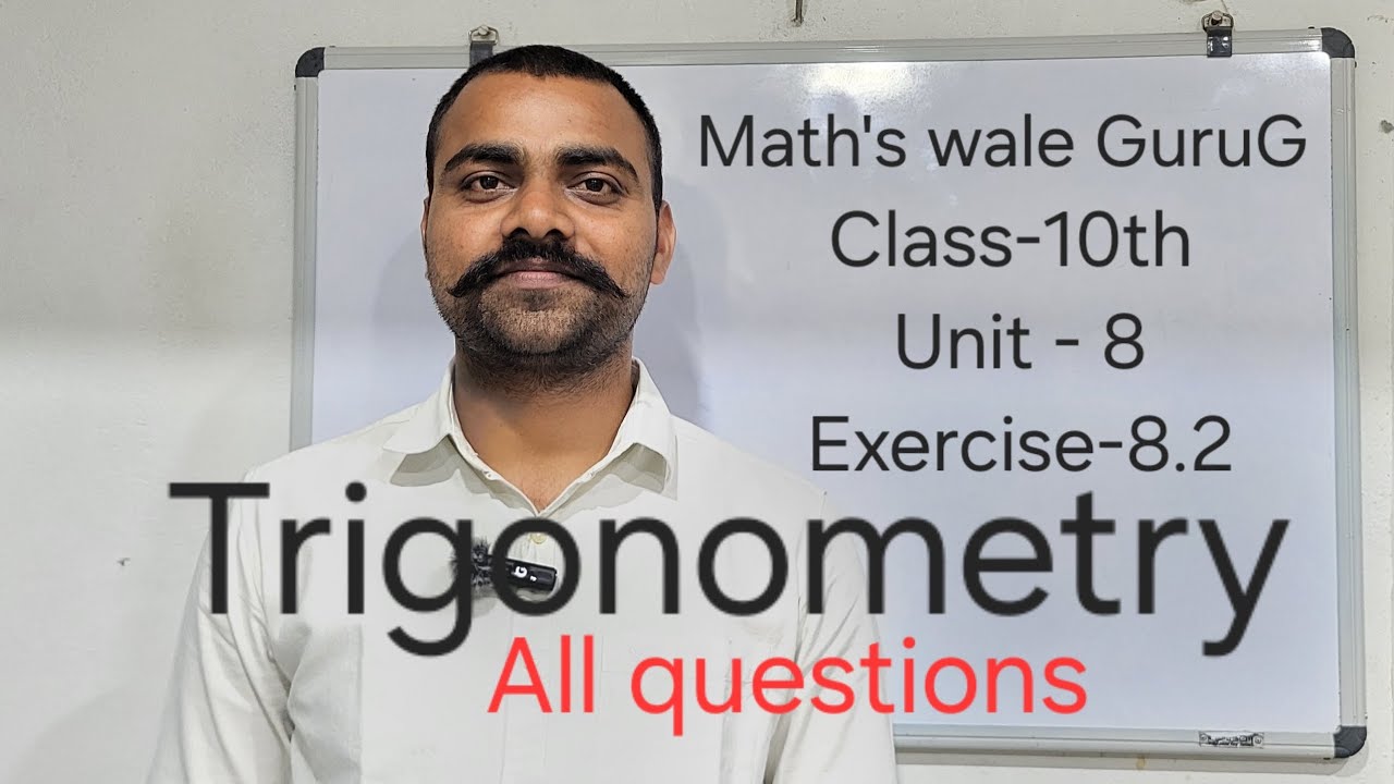 Trigonometry class10th maths exercise-8.2 NCERT | #class10th #mathematics #mpboard #trigonometry 