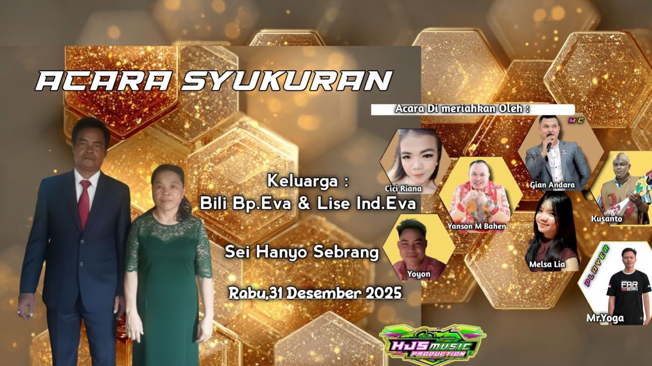 Syukuran Keluarga . Bili Bp.Eva & Lise Ind.Eva. Sei Hanyo Sebrang. 31 Desember 2025.