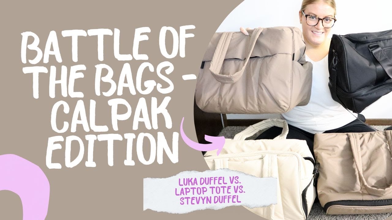 Calpak Battle of the Bags | Luka Duffel vs Large Duffel vs Laptop Tote vs Stevyn | Packing Test